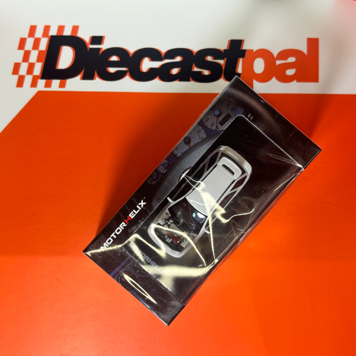 Motor Helix Subaru Impreza Wagon WRX STI GF8 White 1/64