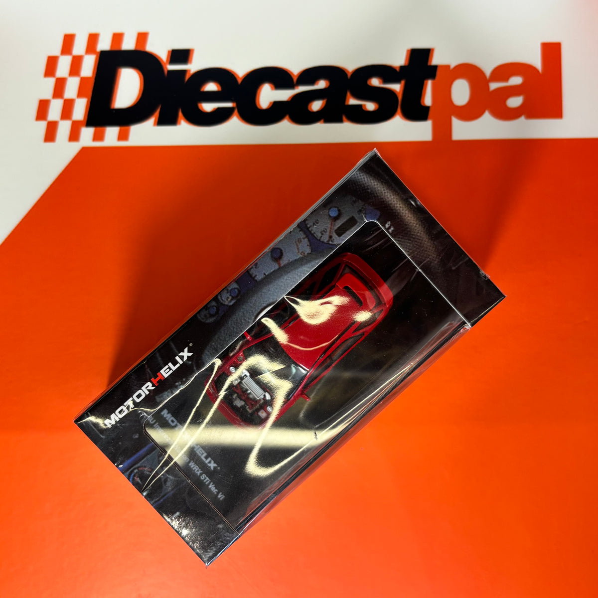 Motor Helix Subaru Impreza Wagon WRX STI GF8 Red 1/64