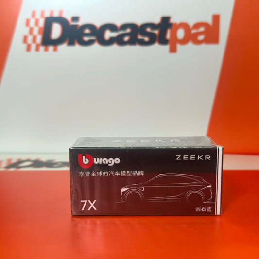 Bburago ZEEKR 7X Blue 1/64