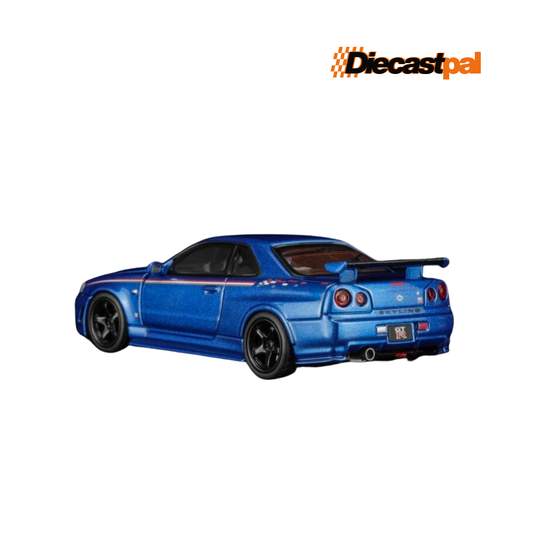 Motor Helix Nissan Skyline GT-R (R34) NISMO Customized Bayside Blue 1/64