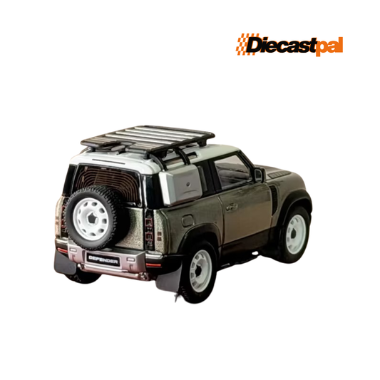 AR Box Land Rover Defender 90 Pangea Green 1/64