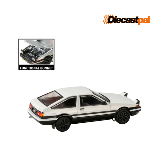Hobby Japan Toyota Sprinter Trueno GT APEX (AE86) White 1/64