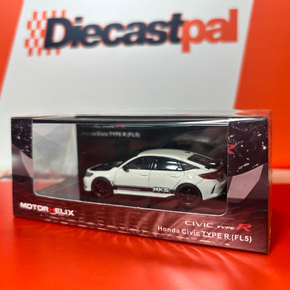 Motor Helix Honda Civic Type R FL5 1/64 HKS Livery Championship White