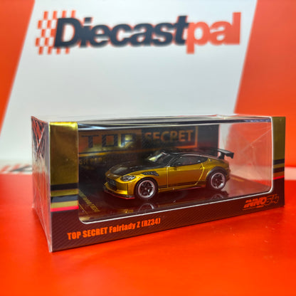 Inno Nissan Fairlady Z RZ34 Top Secret Gold 1/64