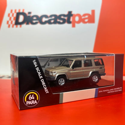 Para64 Toyota Prado Land Cruiser 76 2014 1/64 Vintage Gold