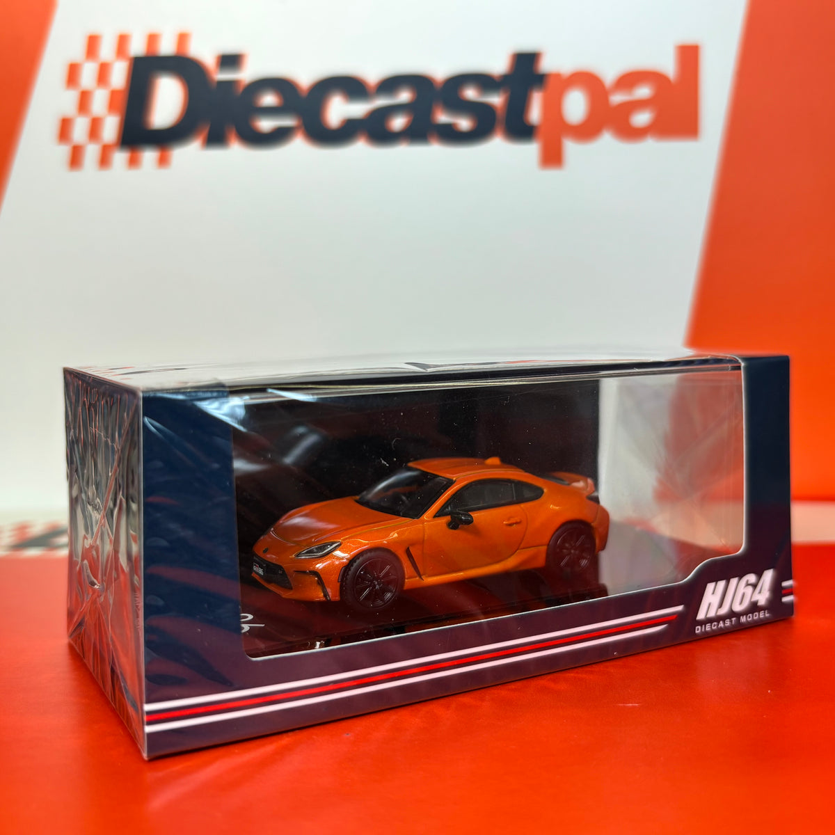 Hobby Japan Toyota GR86 10th Anniversary Flame Orange 1/64