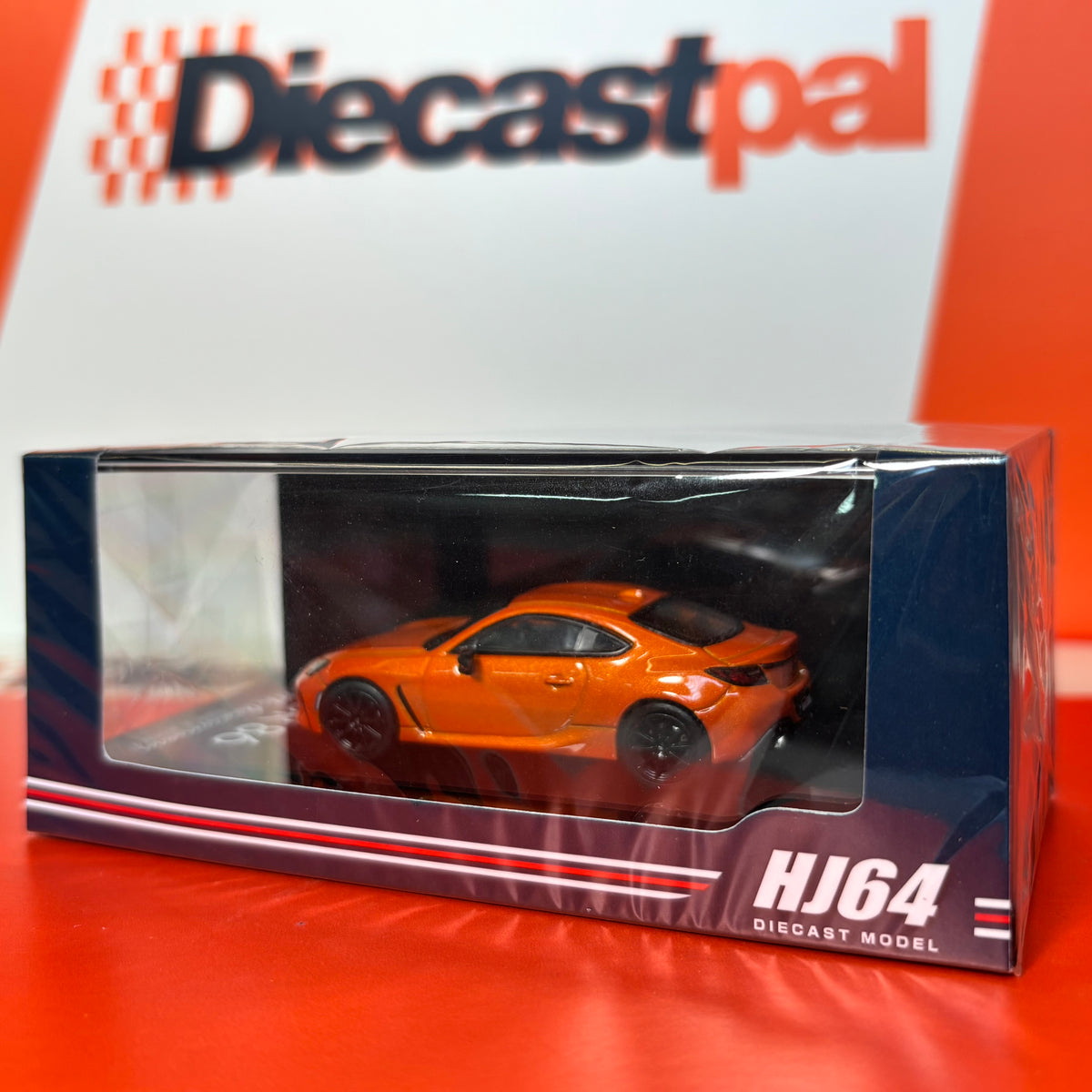 Hobby Japan Toyota GR86 10th Anniversary Flame Orange 1/64