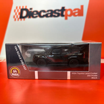 Para64 Toyota Prado Land Cruiser LC250 RHD Black 1/64