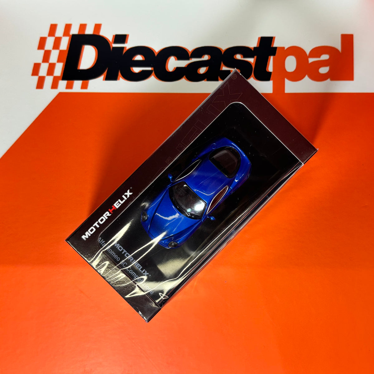 Motor Helix Alfa Romeo 8C Competizione Coupe Blue 1/64