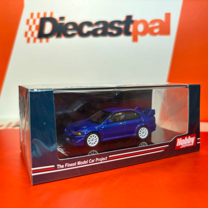 Hobby Japan Mitsubishi Lancer Evolution VI Tommi Mäkinen Carna Blue 1/64