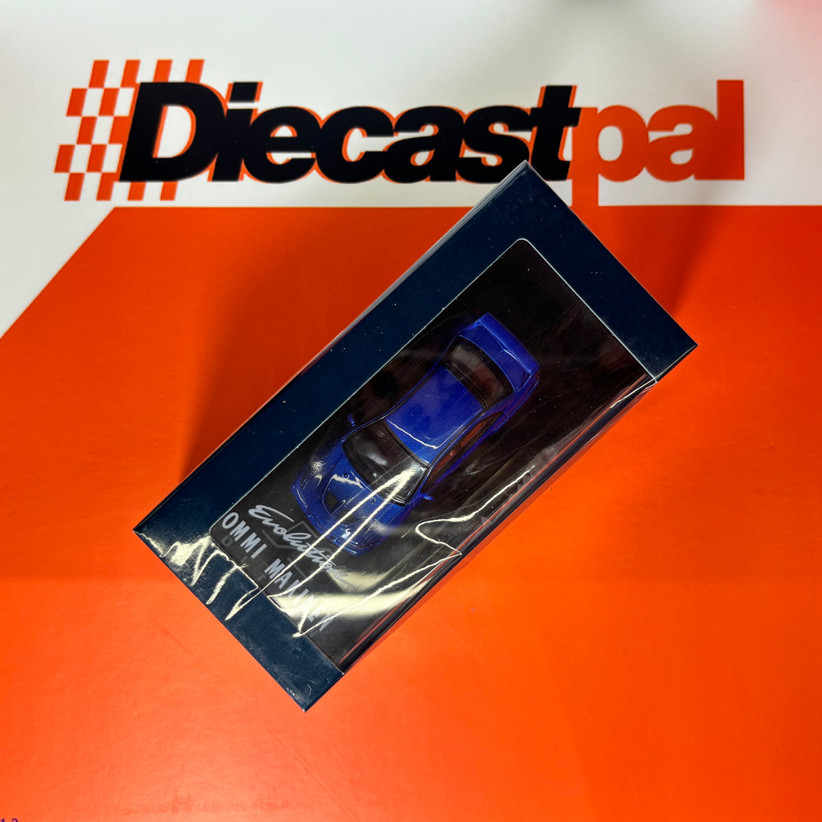 Hobby Japan Mitsubishi Lancer Evolution VI Tommi Mäkinen Carna Blue 1/64