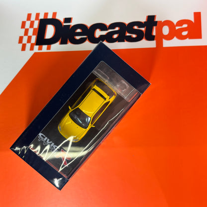 Hobby Japan Honda Civic Type R EK9 with Engine Display Sunlight Yellow 1/64