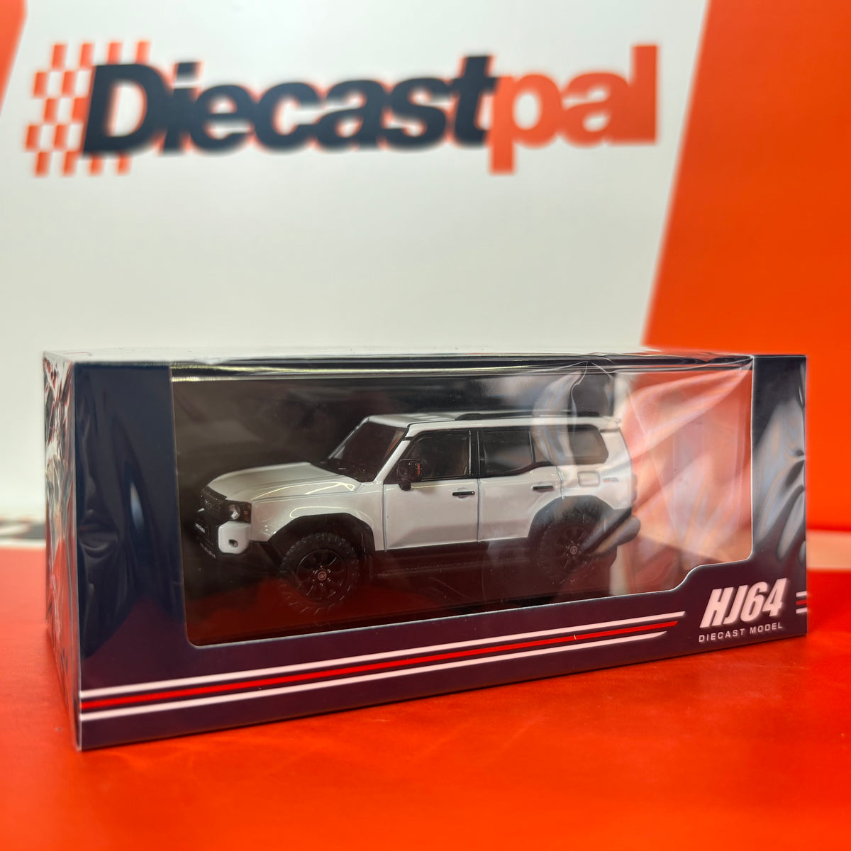 Hobby Japan Toyota Land Cruiser LC250 Launch Edition White 1/64