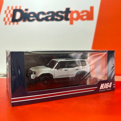 Hobby Japan Toyota Land Cruiser LC250 Launch Edition White 1/64