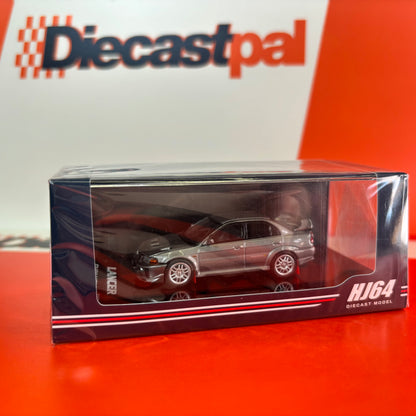 Hobby Japan Mitsubishi Lancer GSR Evolution V (CP9A) Satellite Silver 1/64