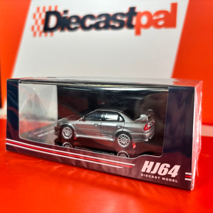 Hobby Japan Mitsubishi Lancer GSR Evolution V (CP9A) Satellite Silver 1/64