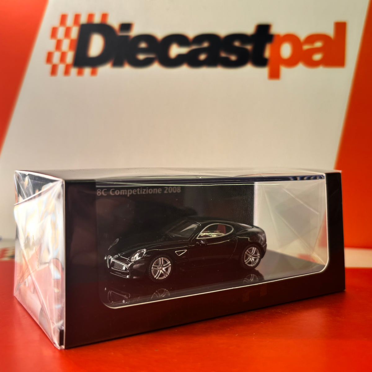Motor Helix Alfa Romeo 8C Competizione Coupe Black 1/64