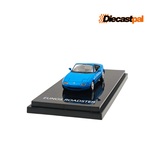Hobby Japan Mazda MX-5 NA with Tonneau Cover Mariner Blue 1/64