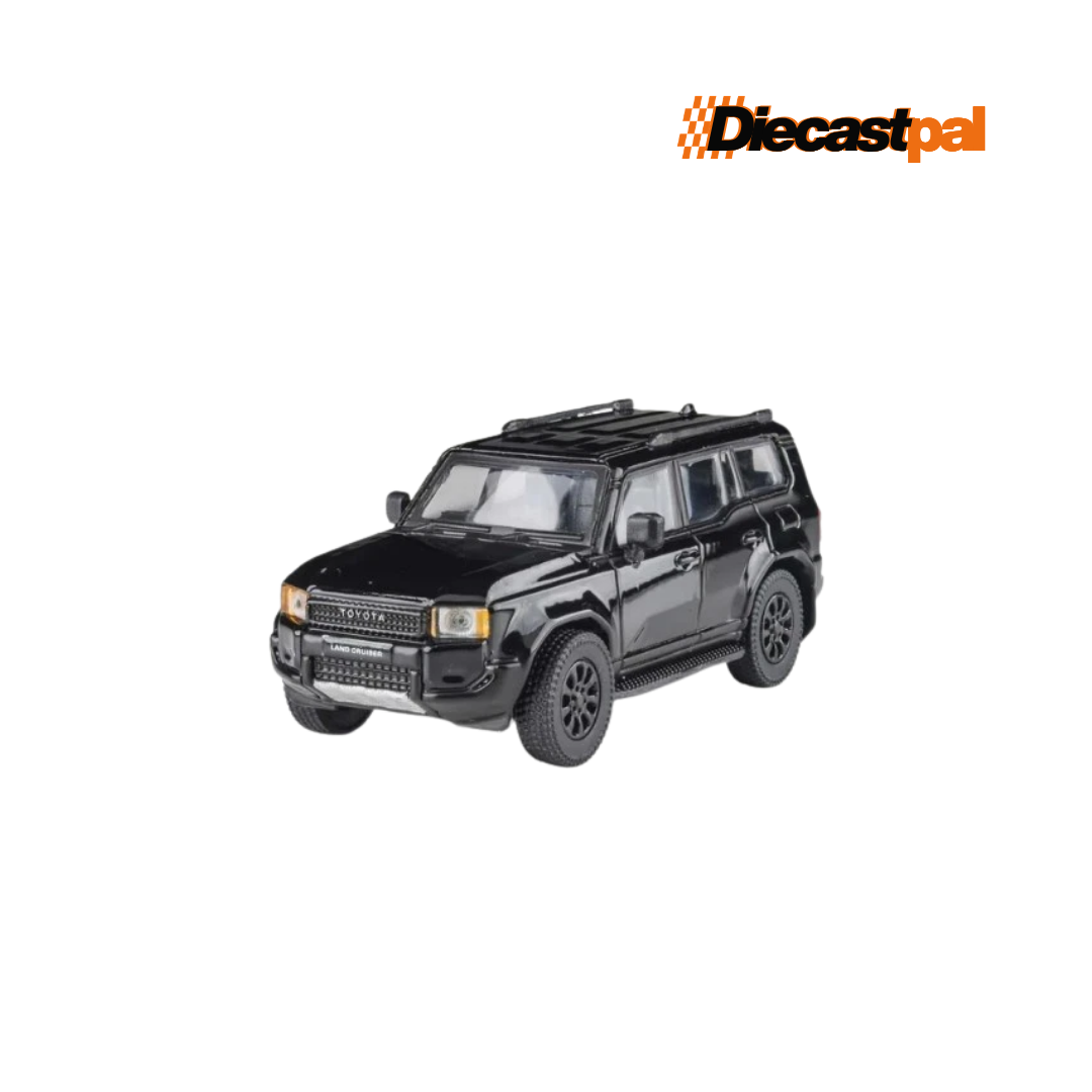 Para64 Toyota Prado Land Cruiser LC250 RHD Black 1/64
