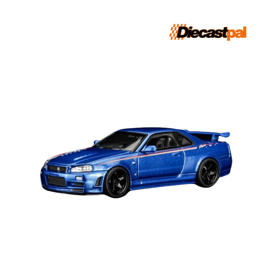 Motor Helix Nissan Skyline GT-R (R34) NISMO Customized Bayside Blue 1/64