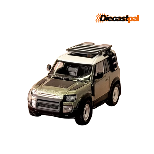 AR Box Land Rover Defender 90 Pangea Green 1/64