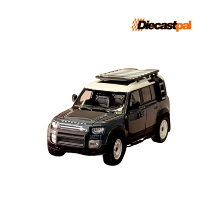 AR Box Land Rover Defender 110 Tasman Blue 1/64
