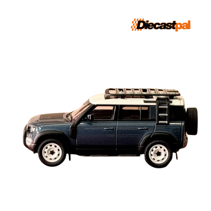 AR Box Land Rover Defender 110 Tasman Blue 1/64