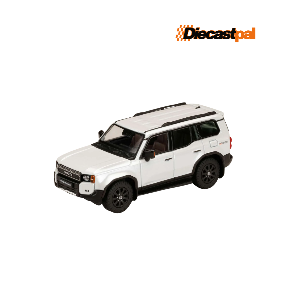 Hobby Japan Toyota Land Cruiser LC250 Launch Edition White 1/64