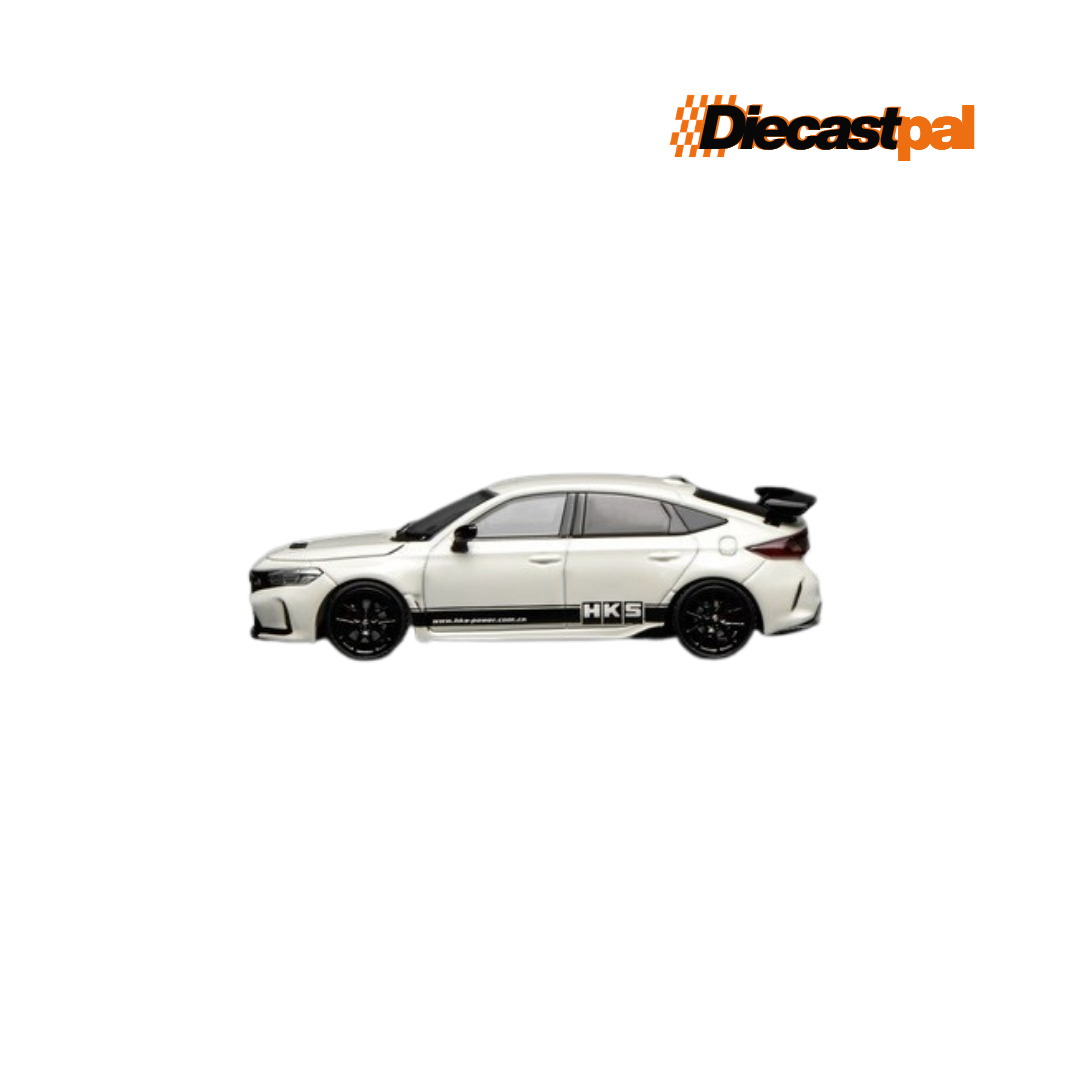 Motor Helix Honda Civic Type R FL5 1/64 HKS Livery Championship White