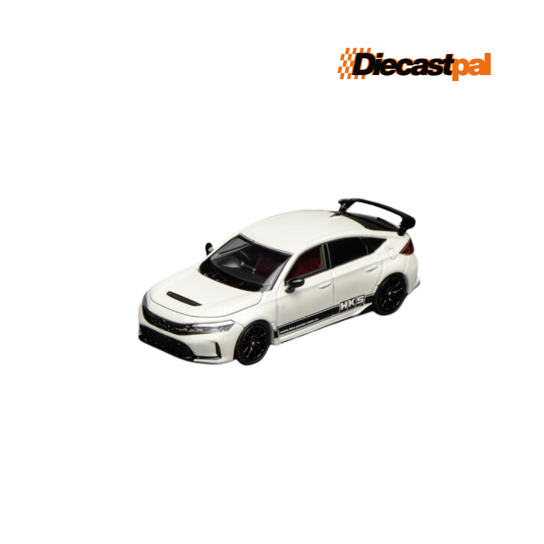 Motor Helix Honda Civic Type R FL5 1/64 HKS Livery Championship White