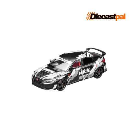 Motor Helix Honda Civic Type R FL5 HKS Livery Matt Black 1/64