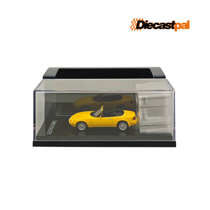 Hobby Japan Mazda MX-5 NA with Tonneau Cover Sunburst Yellow 1/64