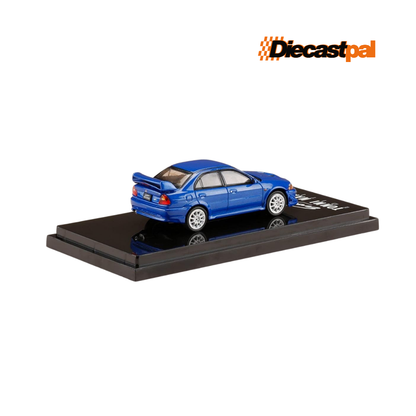 Hobby Japan Mitsubishi Lancer Evolution VI Tommi Mäkinen Carna Blue 1/64