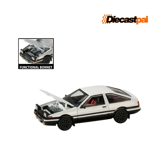 Hobby Japan Toyota Sprinter Trueno GT APEX (AE86) White 1/64