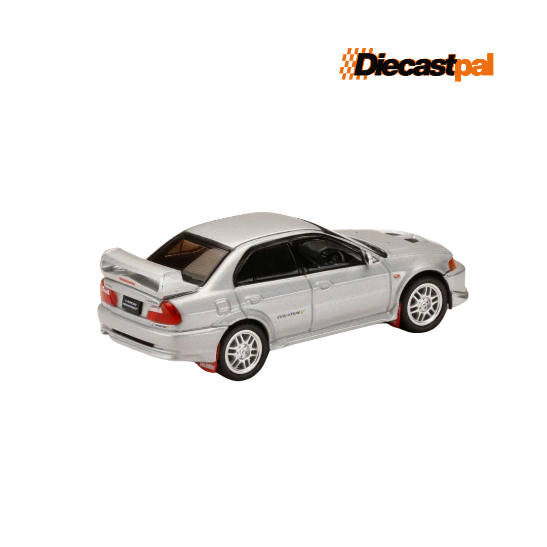Hobby Japan Mitsubishi Lancer GSR Evolution V (CP9A) Satellite Silver 1/64